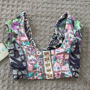 Maaji Bikini Top Large Short Sleeve